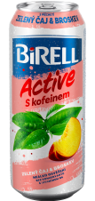 Birell Active - Zelený čaj & Broskev 500ml