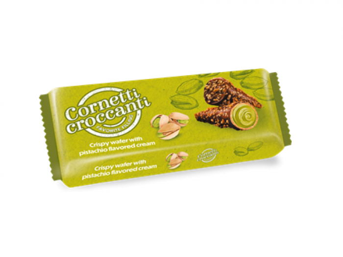 Cornetti Croccante - Pistácie 100g