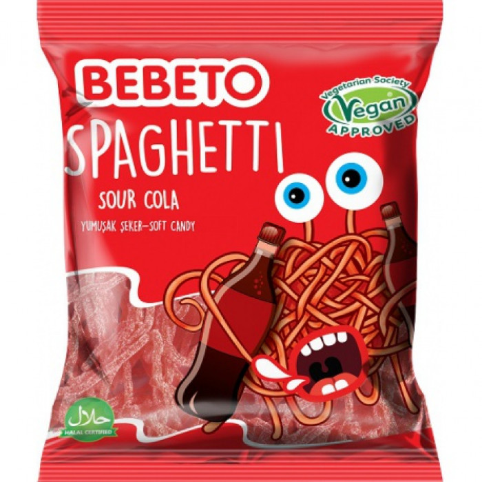 Bebeto špagety Sour Cola 80g