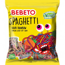 Bebeto špagety Sour Rainbow 80g