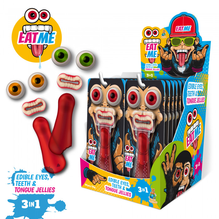 Eat Me Plastové zuby + želé 25g