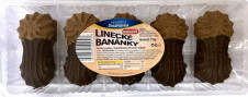 Linecké Banánky kakaové polomáčené s ovocnou náplní 215g
