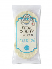 Nový Věk Rýžové Chlebíčky s polevou JOGURTOVÉ 60g