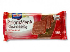 RACIO Polomáčené Chlebíčky rýžové mléčno-kakaová poleva 100g