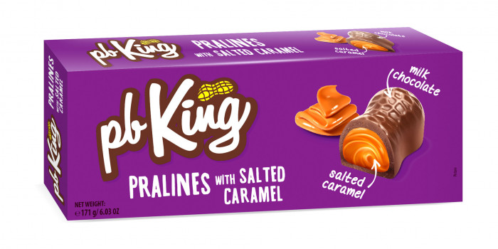 Bergen Chocolate Pb King, Pralines with Salted Caramel 112g