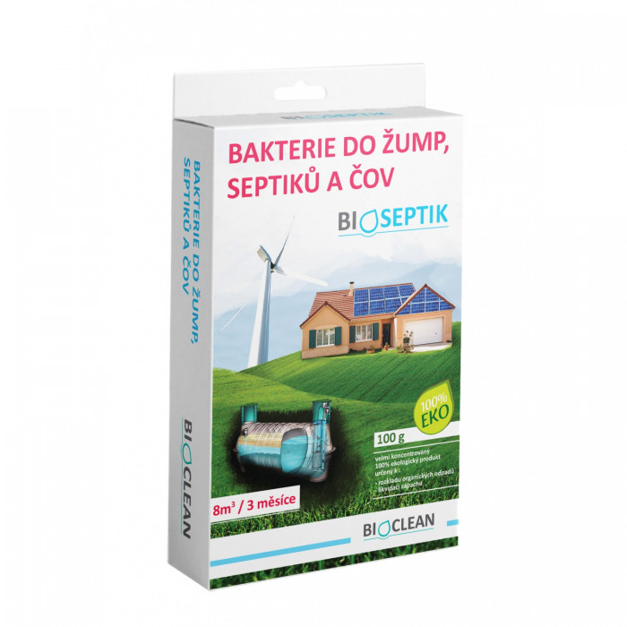 Bioseptik - Bakterie do žump, septiků a Čov 100g