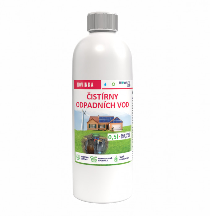 Biowaste - Tekutý přípravek do čistíren odpadních vod 500ml