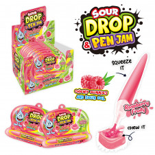 Sour Drop&Pen Jam s příchutí Malina 55g