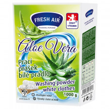 Fresh Air prací prášek Aloe vera - BÍLÉ 1kg