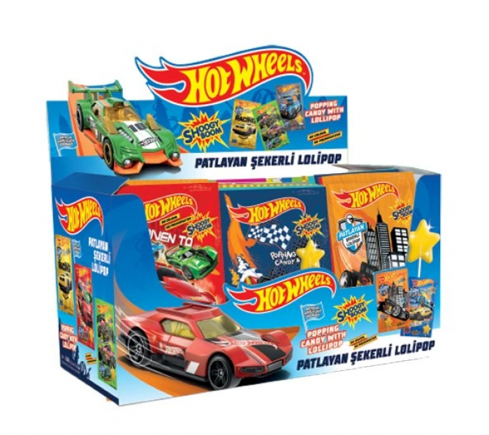 Hot Wheels praskací cukr 7g