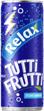 Relax 330ml limonáda Tutti Frutti plech
