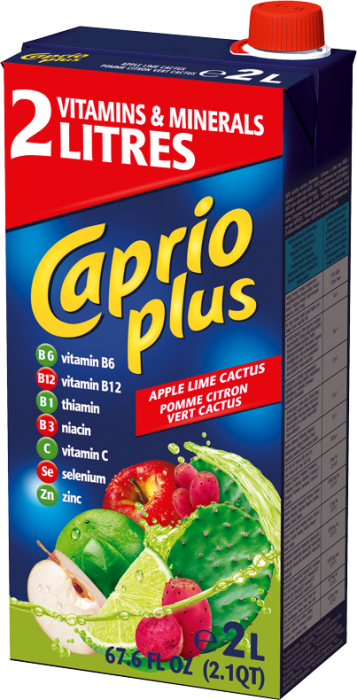 CAPRIO 2L Jablko, Limetka Kaktus