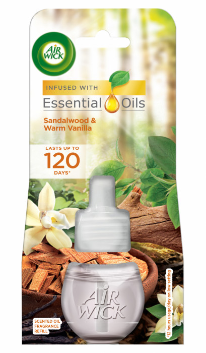 Air wick Elektrické náplň 19ml Sandalwood & Warm Vanilla
