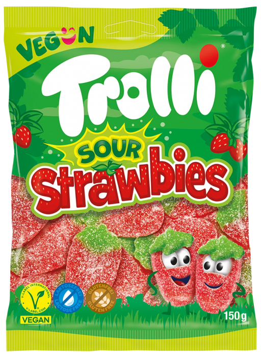 Trolli 175g Sour Strawbies