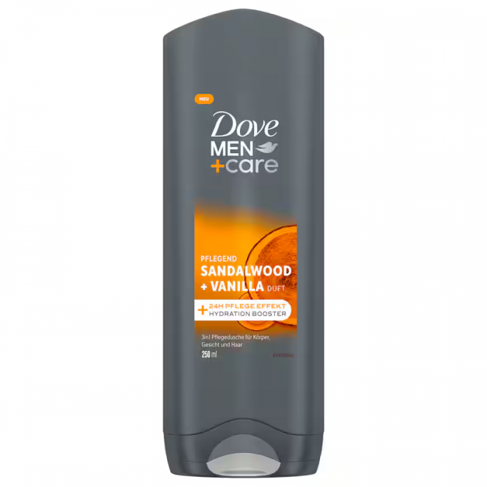 Dove MEN Sprchový Gel 250ml Sandalwood&Vanilla