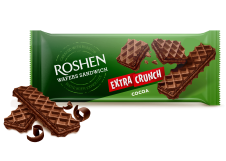 ROSHEN Wafers sandwich crunch Kakao 142g