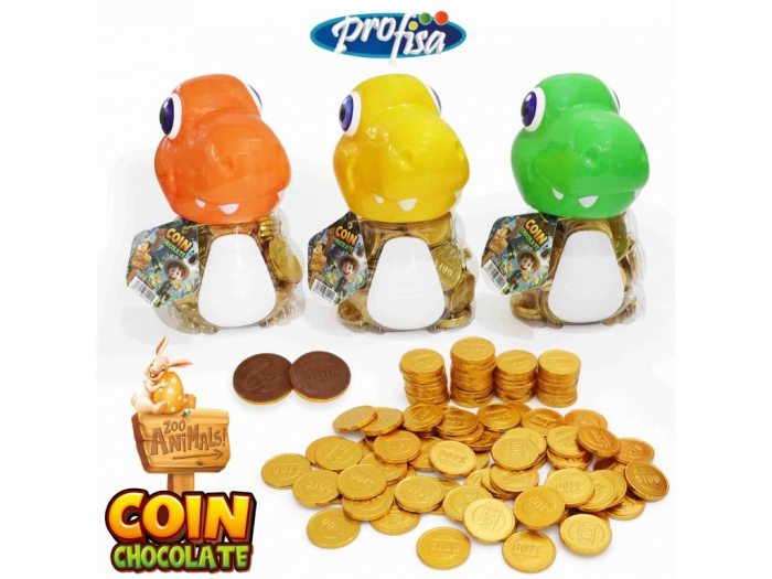 Coin Chocolate ZOO ANIMALS 2,4g - Dragon