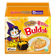 SamYang Buldak 725g Quattro Cheese ( 5x145g )