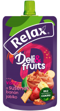 Relax Deli&Fruits Višeň, Sušenky Banán-Jablko 170g