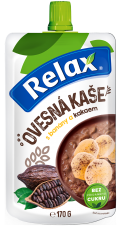 Relax Ovesná kaše s banány a kakaem 170g