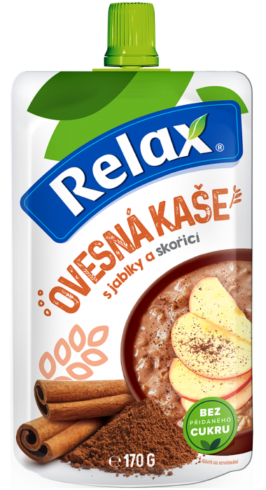 Relax Ovesná kaše s jablky a skořicí 170g