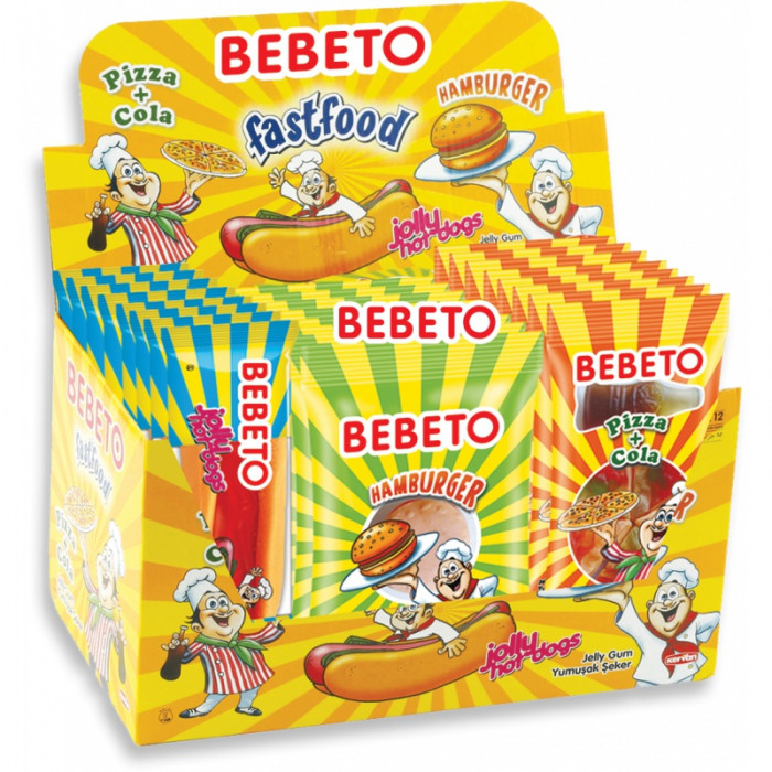 Bebeto želé bonbóny - Fast Food mix