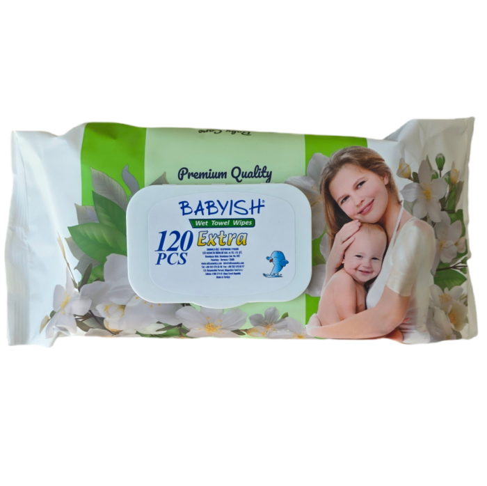 Babyish vlhčené ubrousky 120ks Jasmine