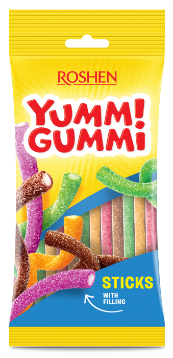 ROSHEN Yummi Gummi Sour Sticks 70g