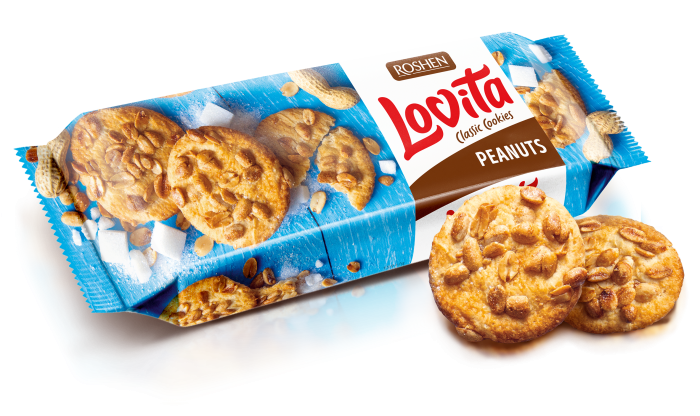ROSHEN Lovita Cookies - Arašídy 150g