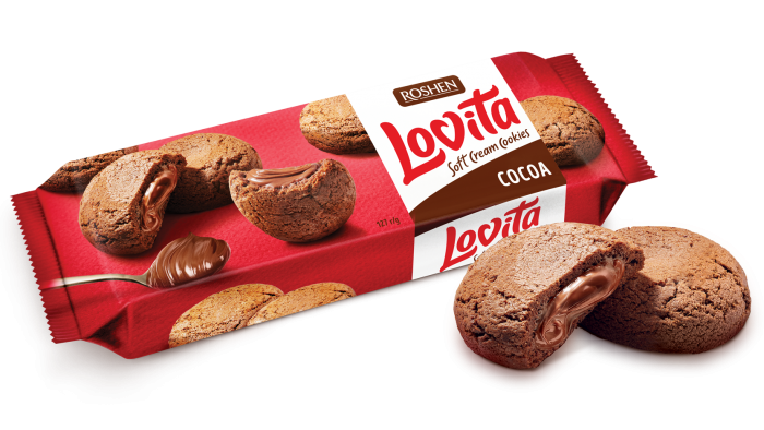 ROSHEN Lovita Soft Cookies - Kakao 127g