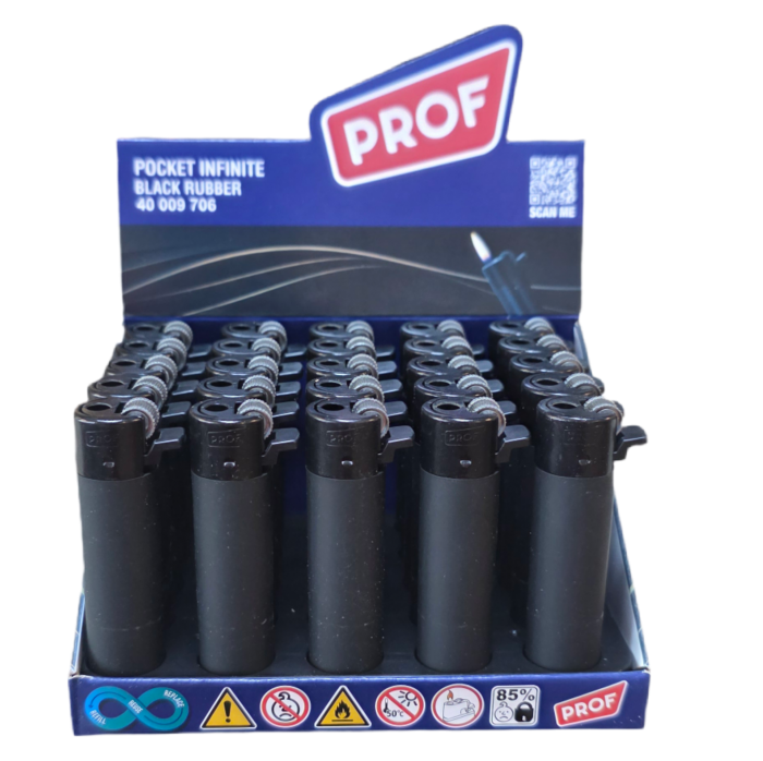 Prof Pocket Infinite Black Rubber