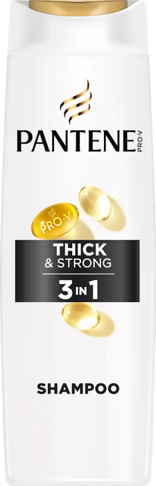 PANTENE Šampon 3in1 325ml Thick&Strong