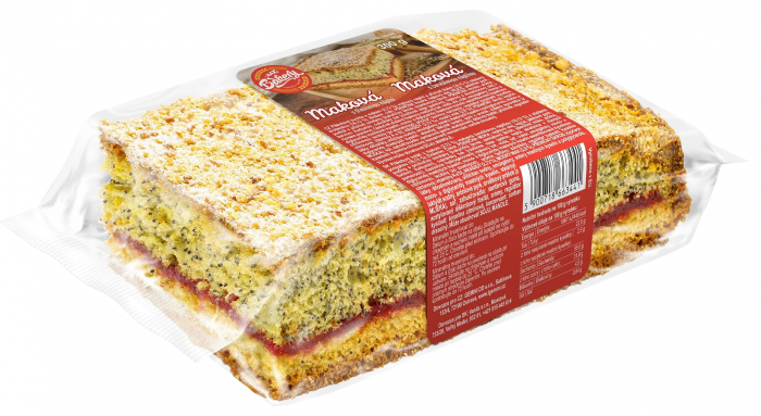 Buchta Maková s třešňovou náplní 300g EXP 24.3.2026
