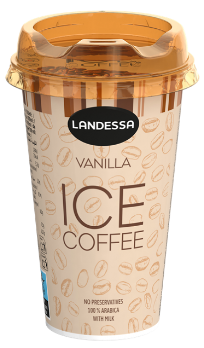 Landessa Ice Coffee - Vanilla CUPS