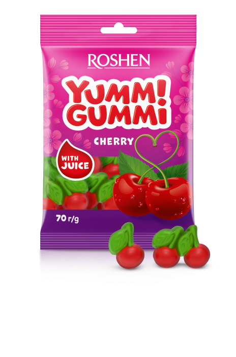 ROSHEN Yummi Gummi - Cherry 70g