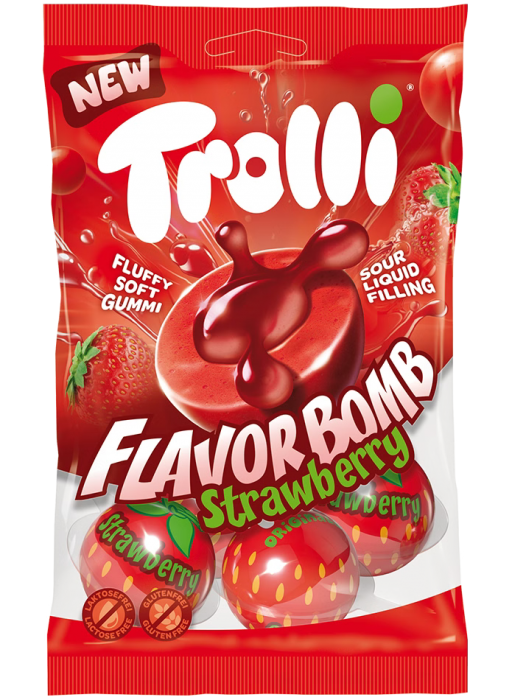 Trolli Flavor Bomb - Strawberry 75g