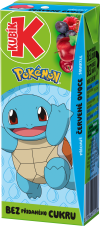 KUBÍK Pokémon 0,2L Červené Ovoce
