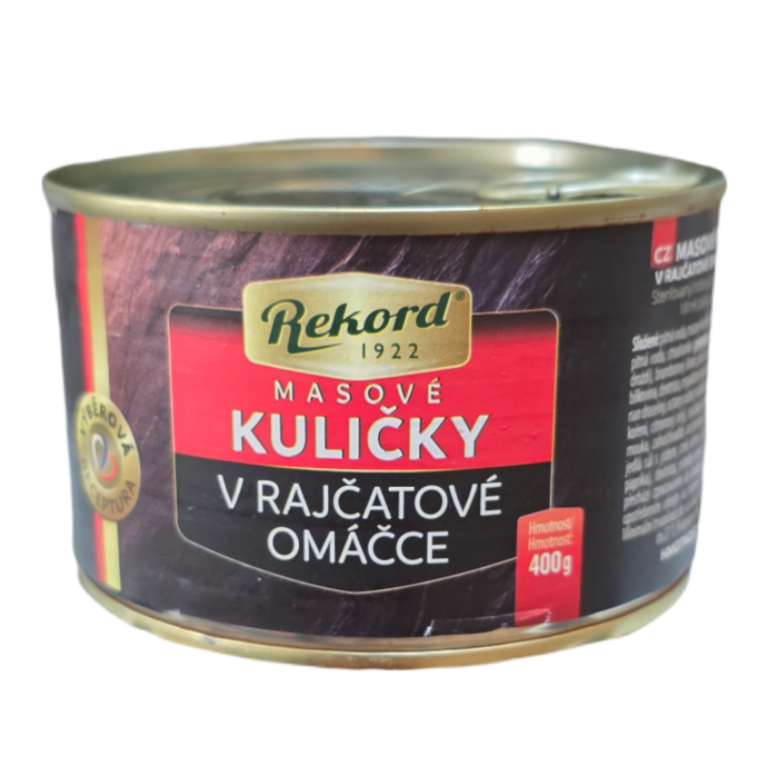 REKORD Masové kuličky v rajské omáčce 400g