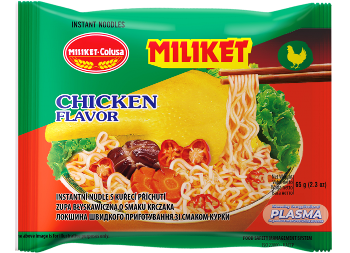 MILIKET Instantní nudle s Kuřecím příchutí 65g