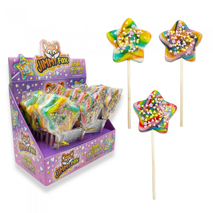 Jimmy Fox - Star Lollipops 50g