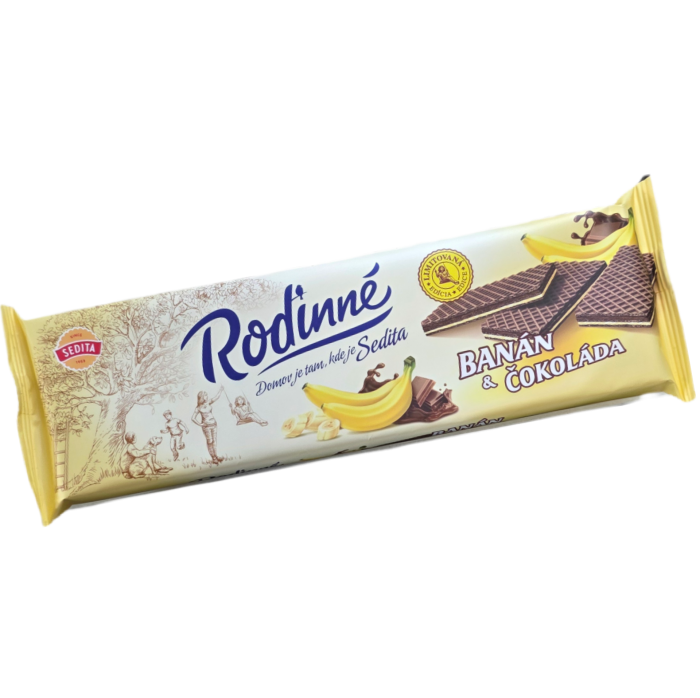 Rodinné Oplatky Banán + čokoláda 130g