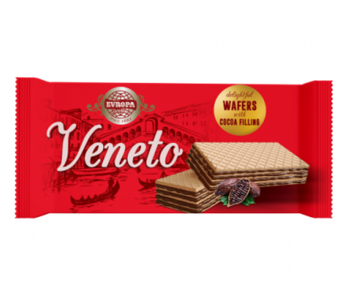 Veneto Oplatky s kakaovou náplní 65g