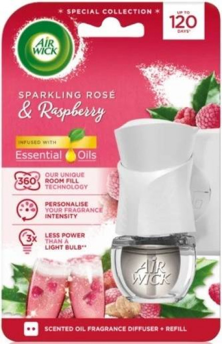 Air Wick Komplet Elektrické Růžový sekt&Maliny