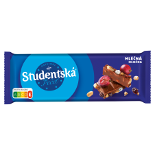 ORION Studentská pečeť Mléčná čokoláda s arašídy, rozinkami a želé 90g