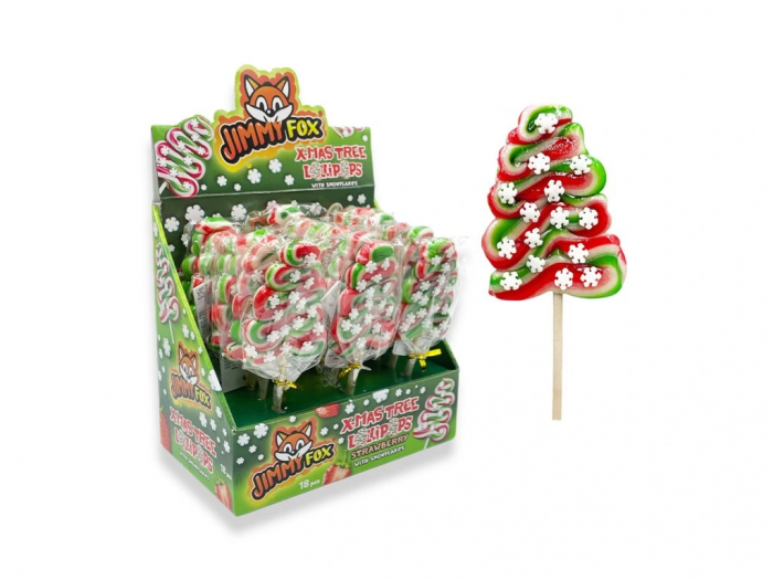 Jimmy Fox - Christmas Tree Lollipops 50g