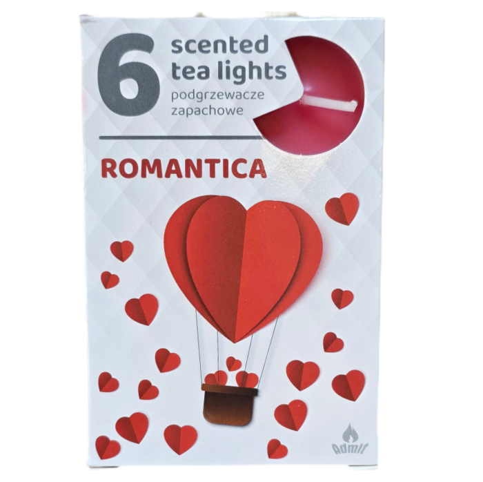 Admit Čajové svíčky - Romantica