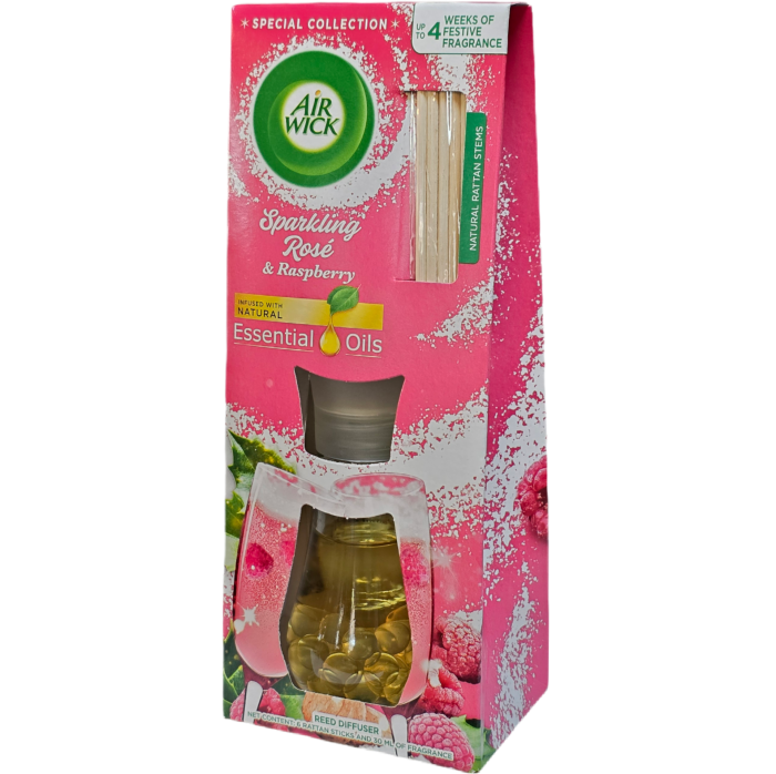 Air Wick Vonné Tyčinky 30ml Růžový sekt a mailiny
