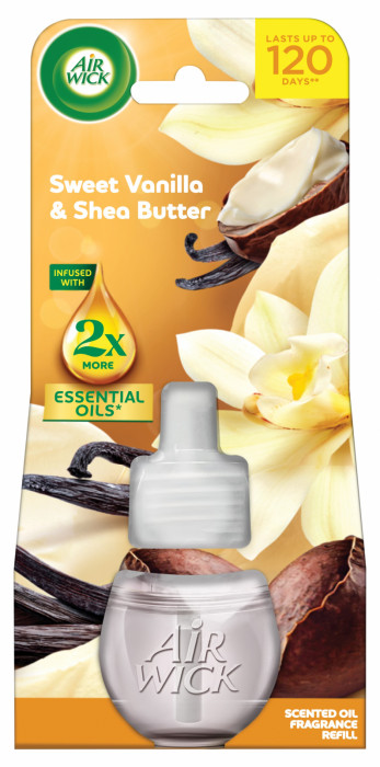 Air wick Elektrické náplň 19ml Vanilka a Bambucké máslo