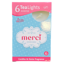 SANTO Čajové svíčky 6ks Merci