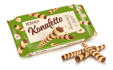 ROSHEN Konafetto trubičky Hazelnut-cream 140g